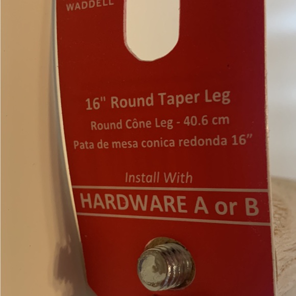 Wooden Furniture Feet - Set of 4 Brown 16 Inch Tapered Furniture Leg - Picture 6 of 7